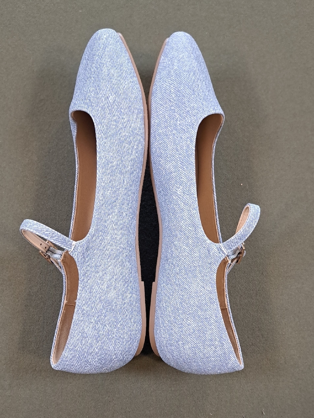 Journee Carrie Mary Jane Flat - Color: Denim - Size: 9 - Picture 6 of 10